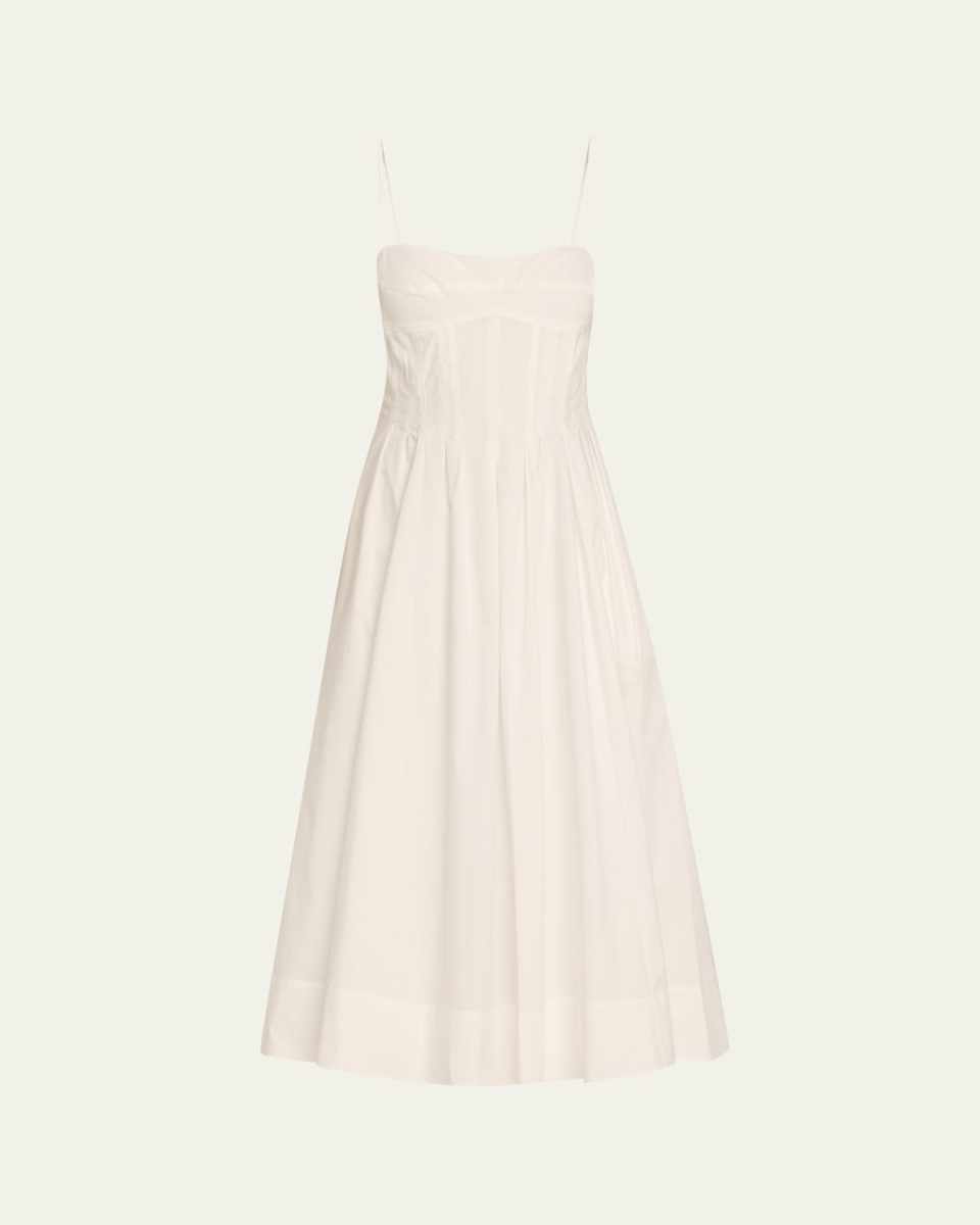 Kittiya Sleeveless A-Line Midi Dress